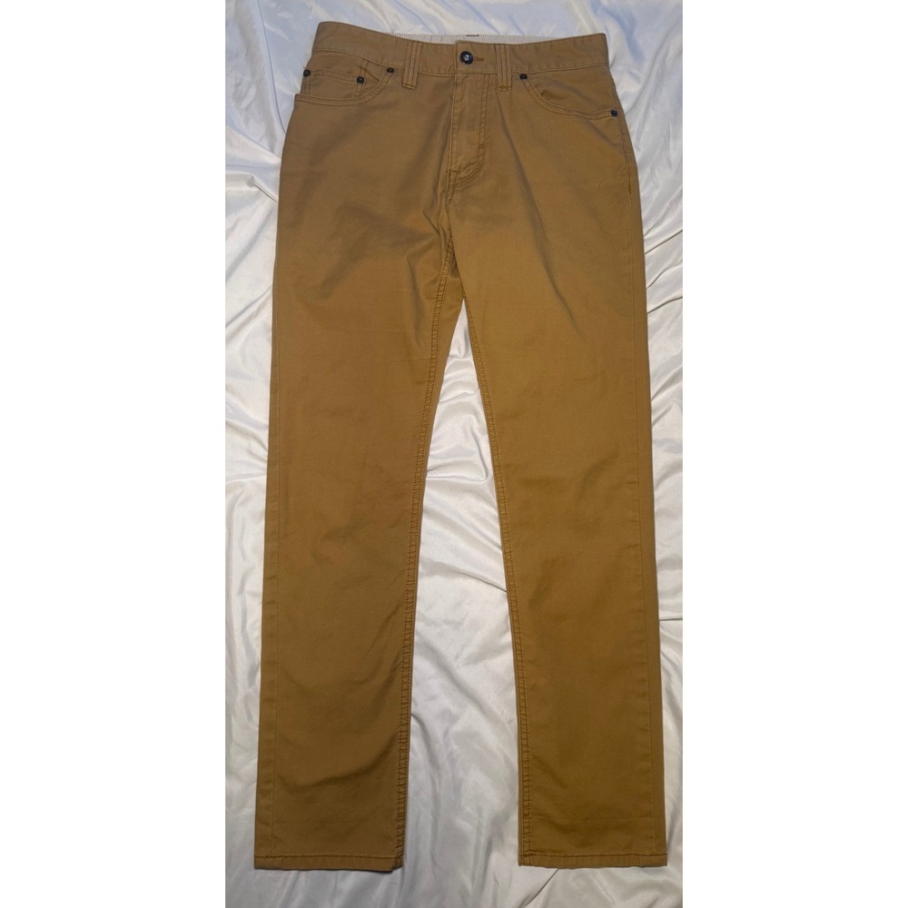 Prana Slim Fit Pants Mens‎ 28 Tan Khaki Outdoor Casual Trousers Streetwear